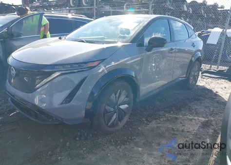 2023 Nissan Ariya Evolve+ z USA, uszkodzony, nr VIN JN1DF0BB4PM703637